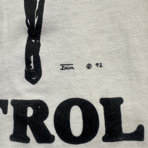 VINTAGE NIGHT PATROL  92’ SINGLE STITCH TSHIRT SIZE LARGE - Picture 7 of 12